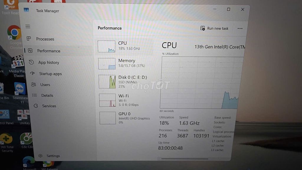 Lenovo Slim 3 i7-13620H 16GB/954GB Xám. Mua bán Laptop tại Quận 6 Tp Hồ Chí Minh được đăng bởi Trần Công Hoàn hình 1