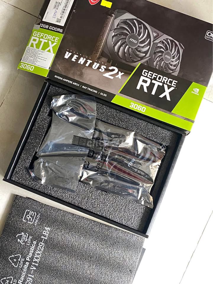 card msi rtx 3060 12gb ventus 2x oc new bh 36tháng 128542484
