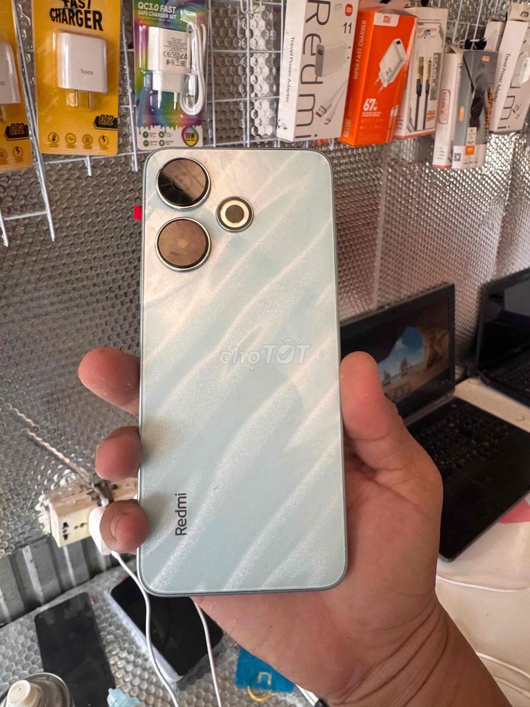 Xiaomi Redmi 13x 128GB Xanh nhạt. Mua bán Điện thoại tại Huyện Thới Bình Cà Mau được đăng bởi hoang phi hình 1