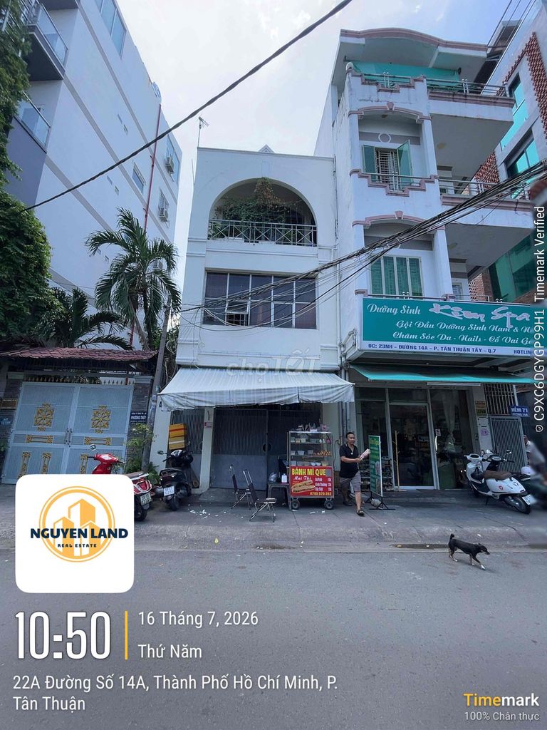 Bán nhà MT đường 14A khu cư xá ngân hàng DT 50m2 3tầng giá 12tỷ