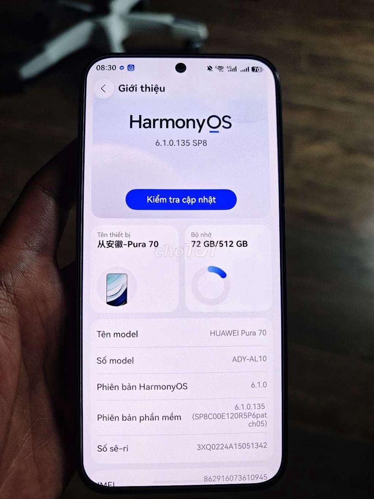 Huawei Pura 70 512GB Đen. Mua bán Điện thoại tại Quận Cầu Giấy Hà Nội được đăng bởi Tiến hình 1