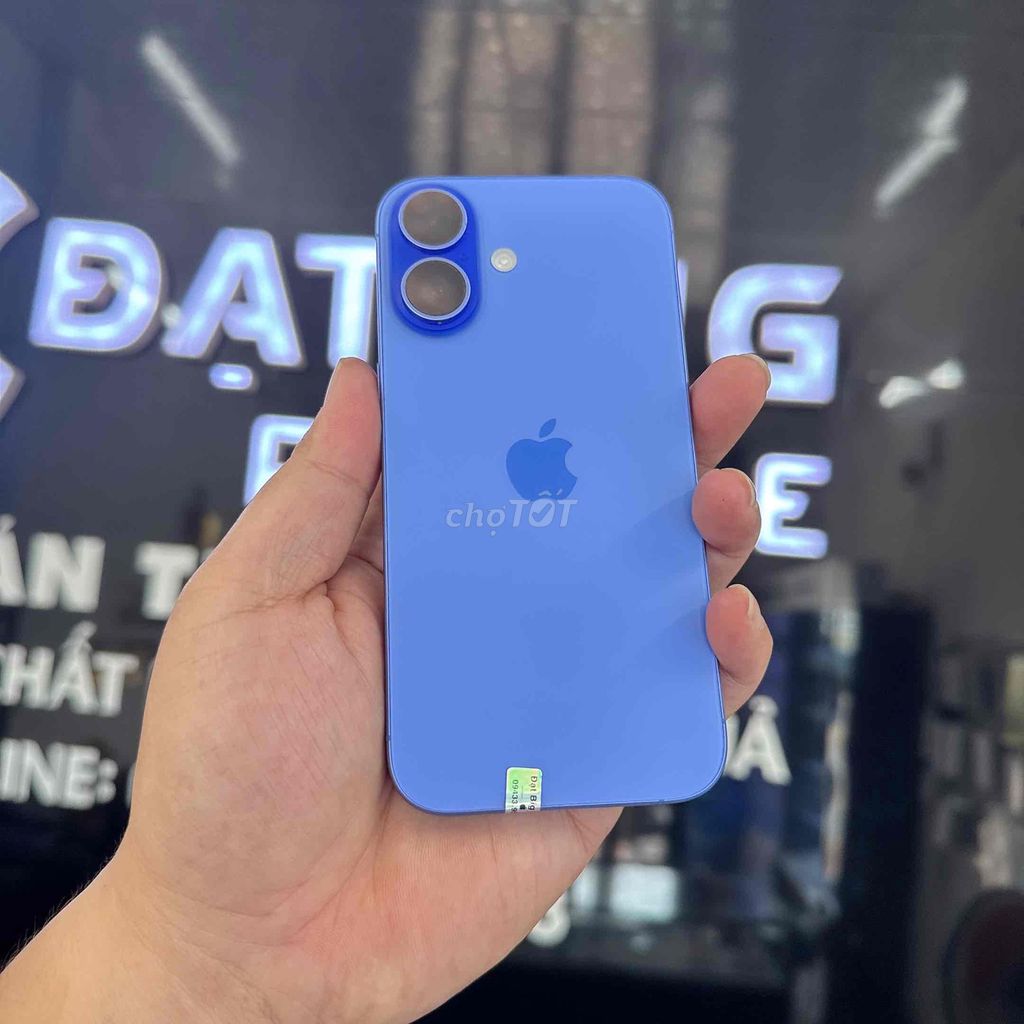 Apple iPhone 16 128GB Xanh 98%. Mua bán Điện thoại tại Thành phố Phan Thiết Bình Thuận được đăng bởi Đạt Big Apple hình 1