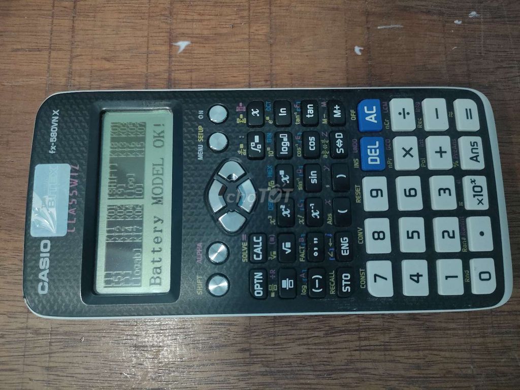 Máy tính Casio 580VN X Đen. Mua bán Đồ dùng văn phòng tại Huyện Mỏ Cày Nam Bến Tre được đăng bởi Le Quang Vinh hình 1