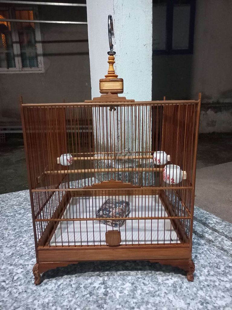 Lồng chim tre Nâu tự nhiên cho chim chào mào. Mua bán Phụ kiện, Thức ăn, Dịch vụ tại Thị xã Tân Uyên Bình Dương được đăng bởi Phạm Hiển hình 1