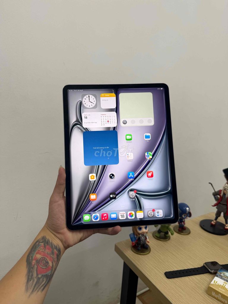 iPad Air M3 13 inch 128GB Wifi Pin 100% Sạc 60L. Mua bán Máy tính bảng tại Quận Đống Đa Hà Nội được đăng bởi Vương Tùng hình 1