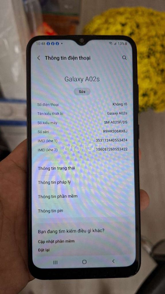 Samsung Galaxy A02s Đen. Mua bán Điện thoại tại Thành phố Thủ Đức Tp Hồ Chí Minh được đăng bởi Văn mỹ thanh hình 1