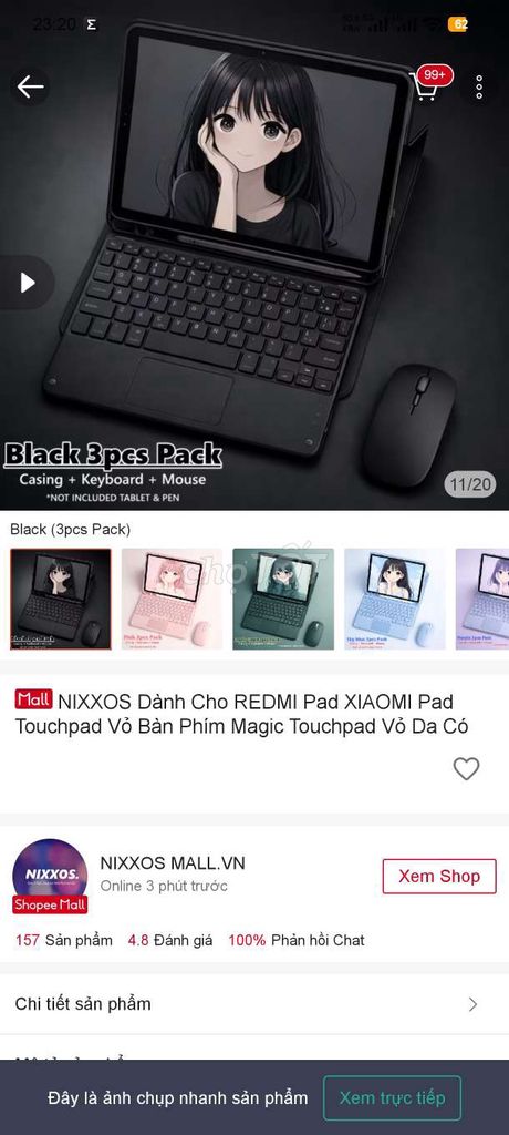 Phụ kiện Nixxos cho Xiaomi Pad 8 và Pad 8 Pro. Mua bán Phụ kiện (Màn hình, Chuột...) tại Thành phố Huế Thừa Thiên Huế được đăng bởi Nguyễn Công Thiên hình 1