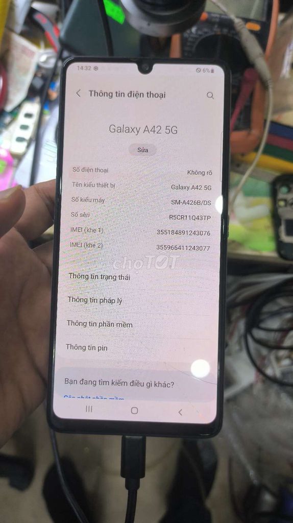 Samsung Galaxy A42 5G Trắng 5G. Mua bán Điện thoại tại Quận Cầu Giấy Hà Nội được đăng bởi dienthoaicu hình 1
