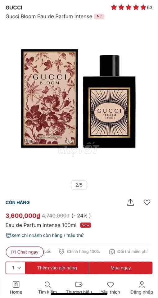 Gucci ☺️ thơm sang xịn mịn