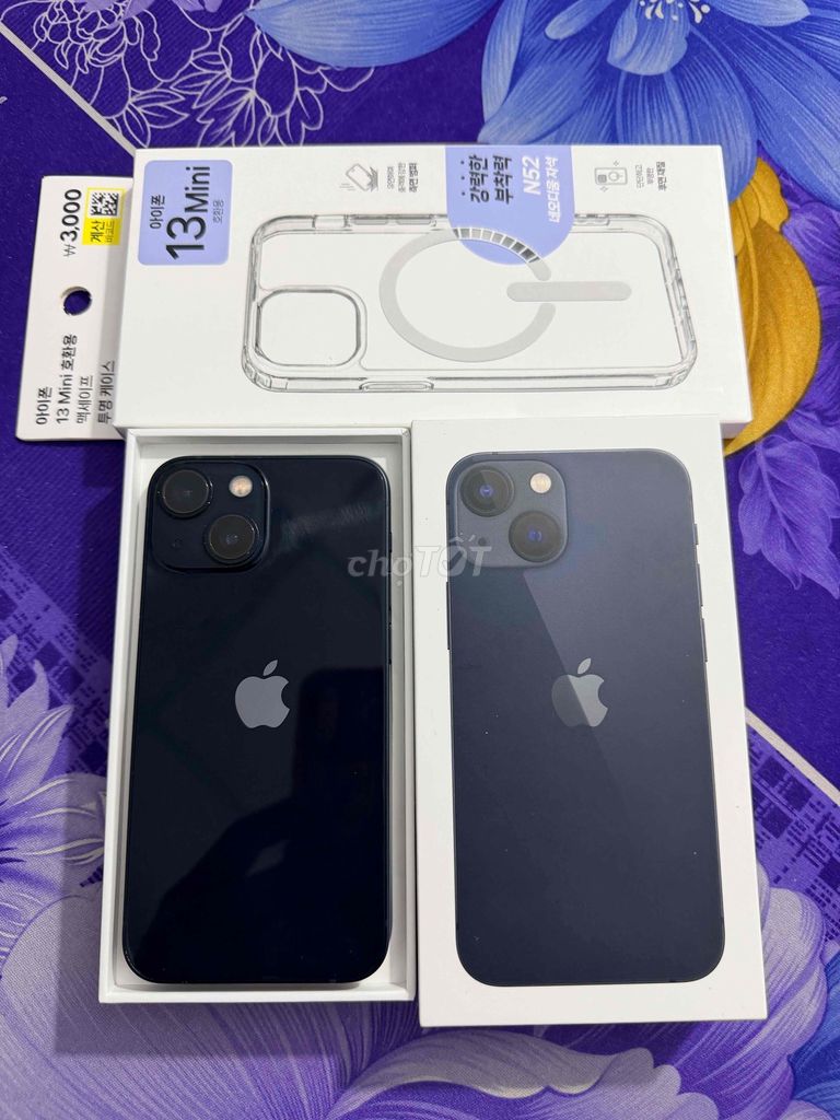 iPhone 13 mini 512GB Đen zin ốc,hàng hiếm. Mua bán Điện thoại tại Quận Cái Răng Cần Thơ được đăng bởi Tuấn ĐT Hàn Việt hình 1