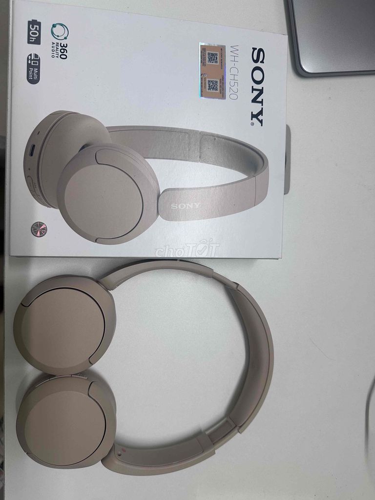 Tai nghe Sony WH-CH520 Be. Mua bán Tivi, Âm thanh tại Quận Phú Nhuận Tp Hồ Chí Minh được đăng bởi A Cheo hình 1
