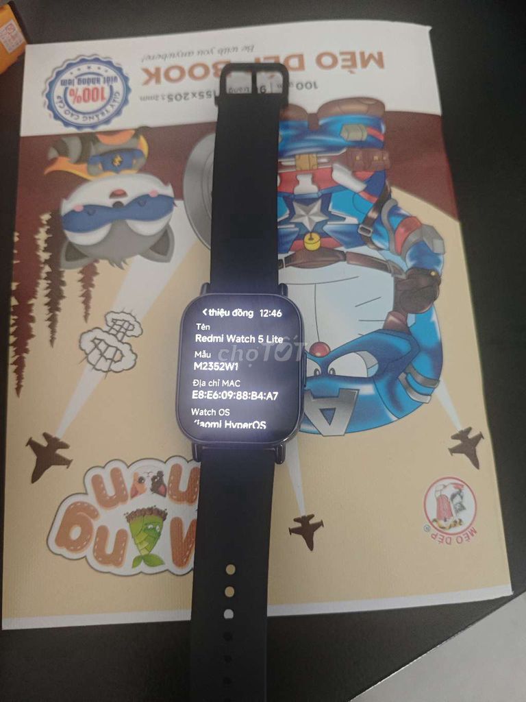 Xiaomi Redmi Watch 5 Lite Đen. Mua bán Thiết bị đeo thông minh tại Quận Ninh Kiều Cần Thơ được đăng bởi Nguyễn Đăng hình 1