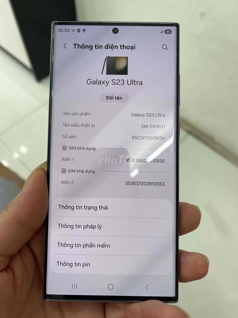 Samsung Galaxy S23 Ultra 512GB Xám. Mua bán Điện thoại tại Quận Cầu Giấy Hà Nội được đăng bởi thành hình 1