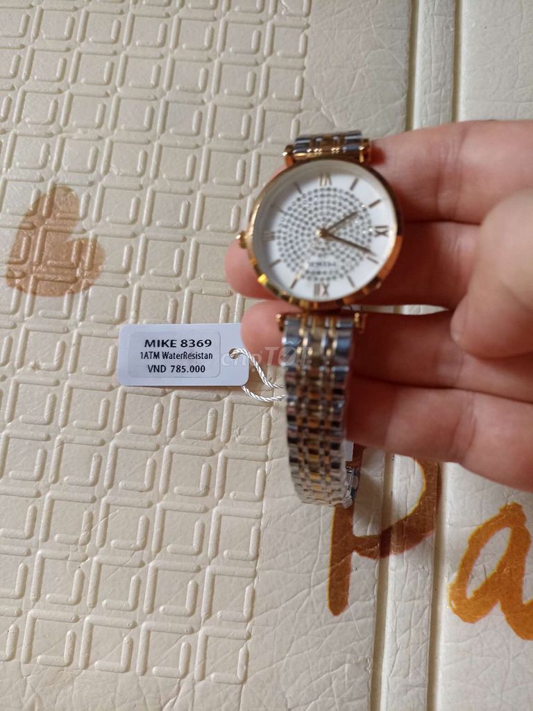 Đồng hồ nữ MIKE 8369 Kim loại Vàng Bạc. Mua bán Đồng hồ tại Quận Tây Hồ Hà Nội được đăng bởi Tên chưa cung cấp hình 1