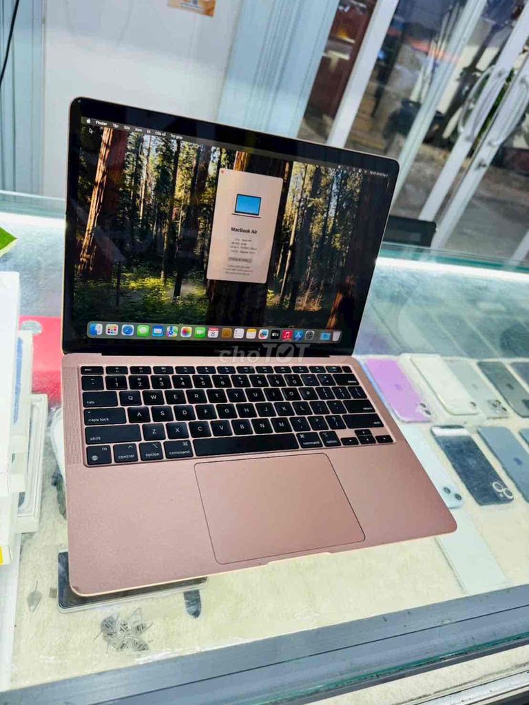 Apple MacBook Air M1 8GB/256GB Hồng nguyên zin. Mua bán Laptop tại Thành phố Biên Hòa Đồng Nai được đăng bởi Oanh Hoang hình 1