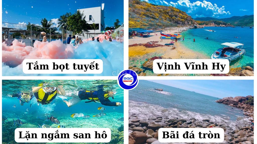 Vĩnh Hy - Nha Trang - Vịnh San Hô 3n3đ - SGC