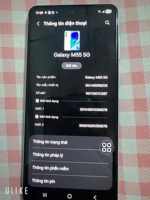Samsung Galaxy M55 5G 256GB Xanh
