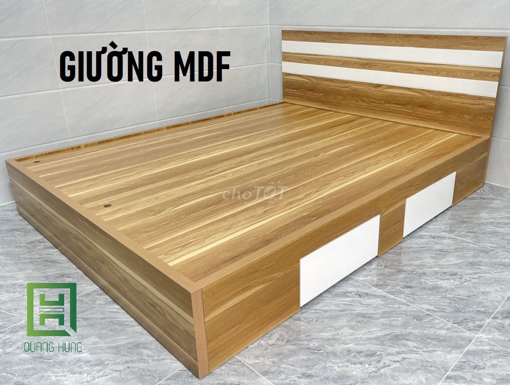 GIƯỜNG MDF-GIƯỜNG MDF=GIƯỜNG MDF=GIƯỜNG MDF$GIƯỜNG. Mua bán Giường, chăn ga gối nệm tại Thành phố Thủ Dầu Một Bình Dương được đăng bởi NỘI THẤT NHÀ XINH hình 1