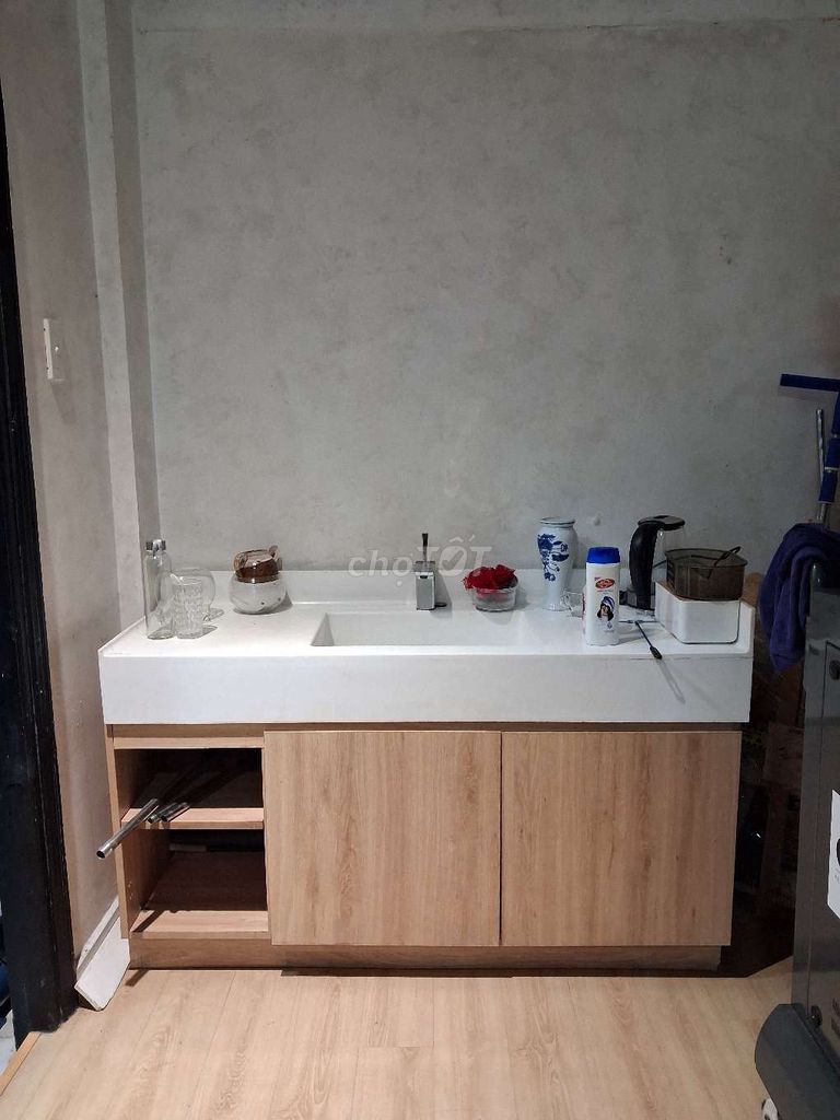 Bồn rửa tay Gỗ Đá Trắng Nâu. Mua bán Thiết bị vệ sinh, nhà tắm tại Quận 1 Tp Hồ Chí Minh được đăng bởi Tina Ho hình 1