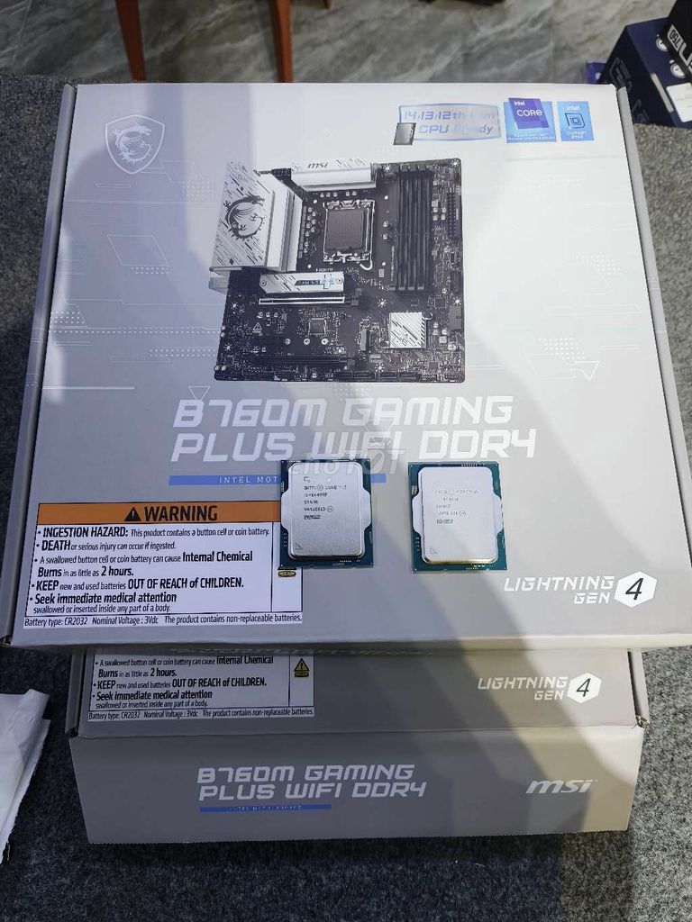 MSI B760M Gaming Wifi D4 + i5 14400F. Mua bán Linh kiện (RAM, Card...) tại Huyện Thanh Trì Hà Nội được đăng bởi Trương Bá Vinh hình 1