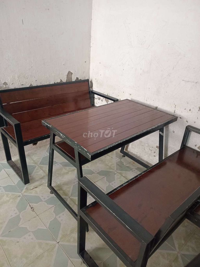 Bàn ghế cafe ăn nhanh. Mua bán Bàn ghế tại Quận Bắc Từ Liêm Hà Nội được đăng bởi Minh Phúc hình 1