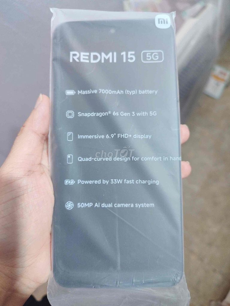Bán redmi 15 5G new. Mua bán Điện thoại tại Huyện Quế Võ Bắc Ninh được đăng bởi Ngọc hình 1