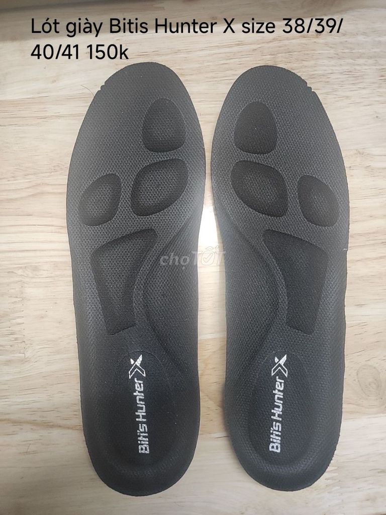 Lót giày Bitis Hunter X Đen 38/39/40/41. Mua bán Phụ kiện thời trang khác tại Quận Bình Tân Tp Hồ Chí Minh được đăng bởi Tui nè hình 1