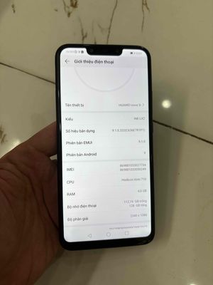 Bán Máy.Nova3i.(Huawei) Ram4/128 zin lưng nứt nhẹ. Mua bán Điện thoại tại Quận Hà Đông Hà Nội được đăng bởi Mạnh Mobile