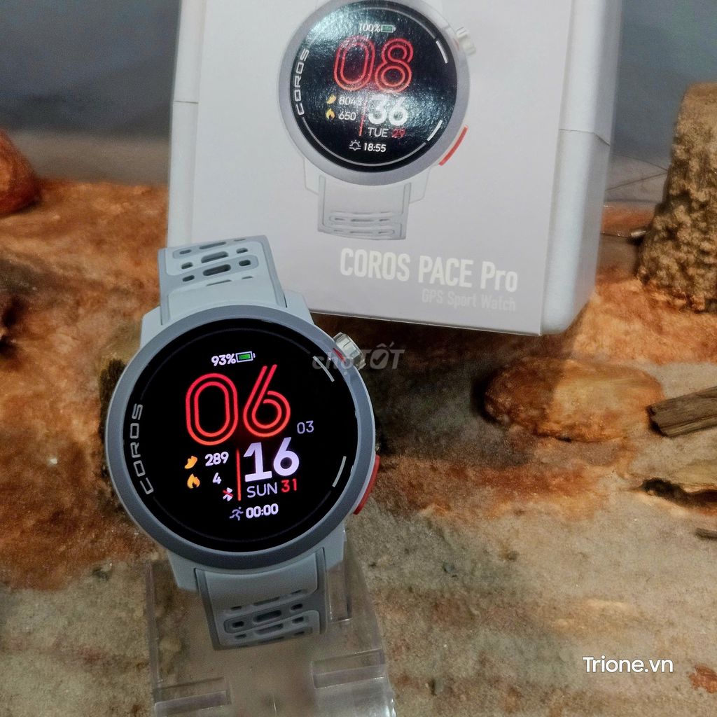 Coros Pace Pro Xám - Bảo hành hãng 23 tháng. Mua bán Thiết bị đeo thông minh tại Quận Bình Thạnh Tp Hồ Chí Minh được đăng bởi TRIONE VN hình 1