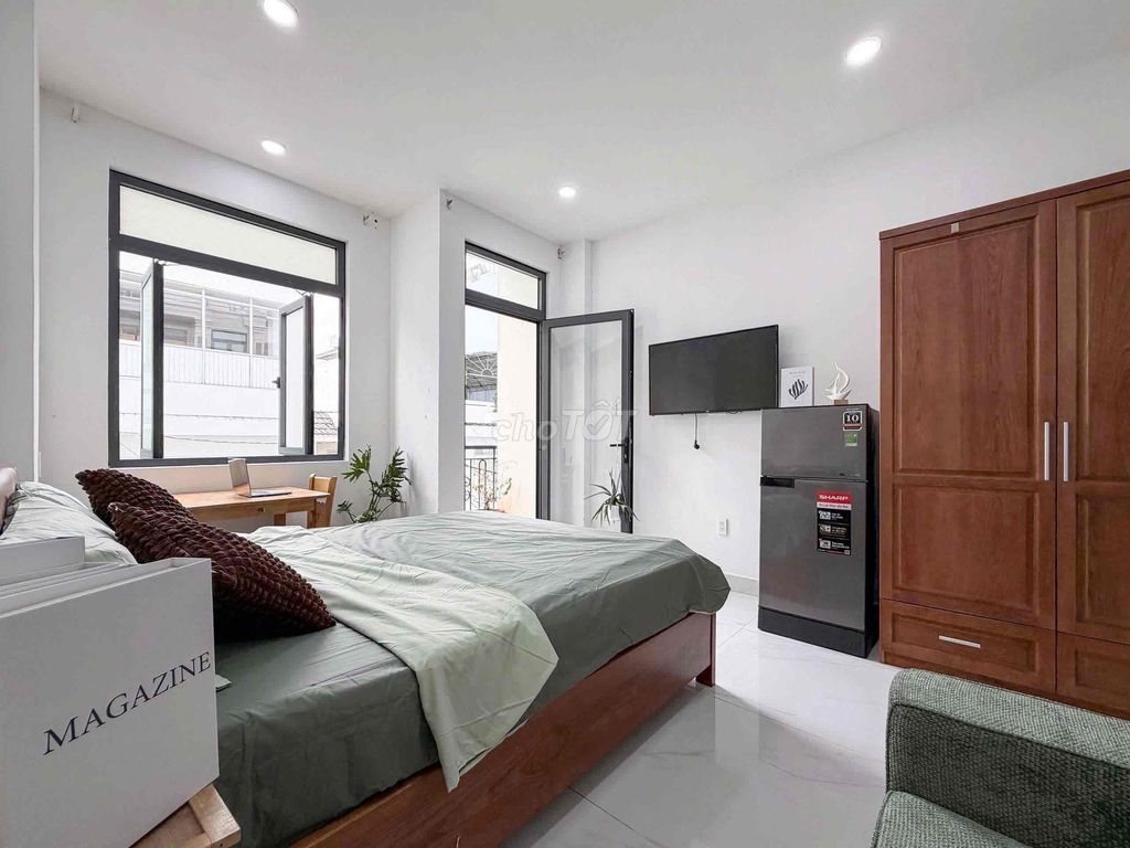 Căn hộ studio ban công giá rẻ 5 phút tới sân bay Tân Sơn Nhất Tân Bình