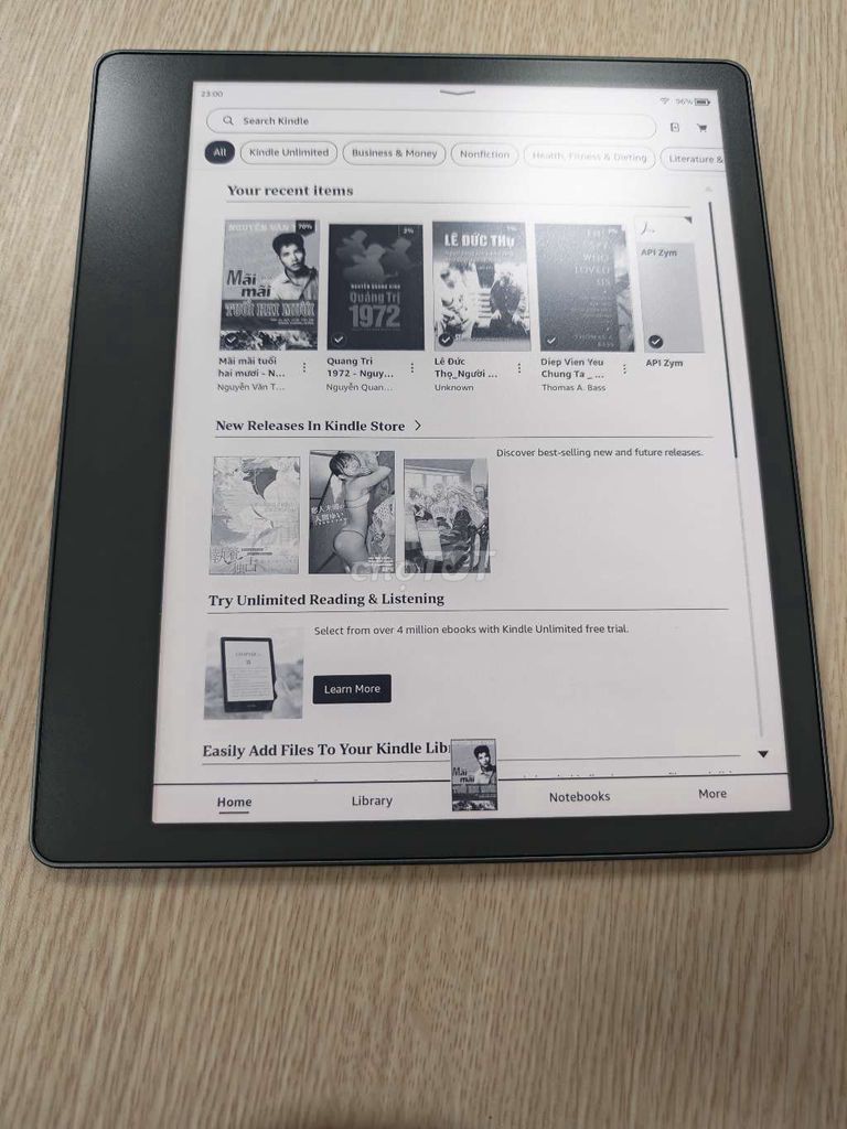 Máy đọc sách Kindle Scribe 1 16gb bút pre bao da. Mua bán Máy tính bảng tại Quận 12 Tp Hồ Chí Minh được đăng bởi Trần Chí Hiếu hình 1
