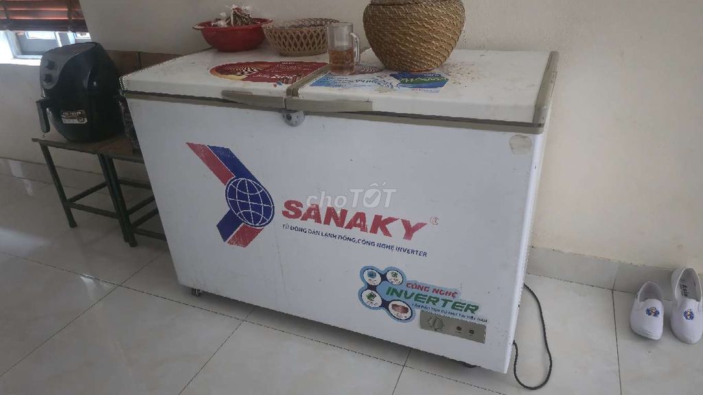 Tủ đông Sanaky Inverter Trắng. Mua bán Tủ lạnh tại Huyện Mê Linh Hà Nội được đăng bởi  đạt hình 1