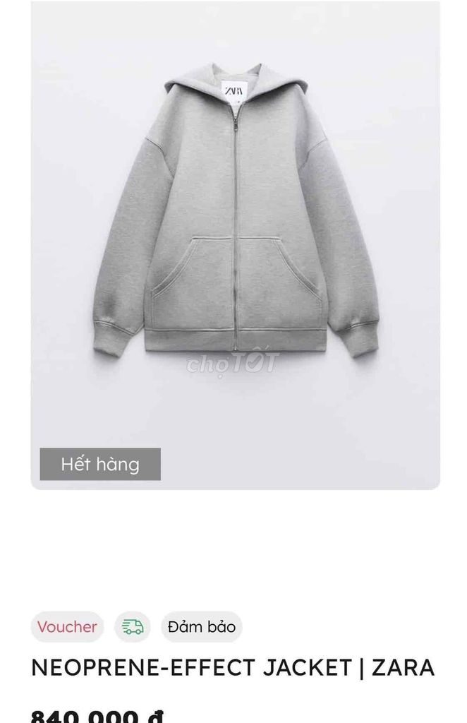 Hoodie Zara Chính Hãng