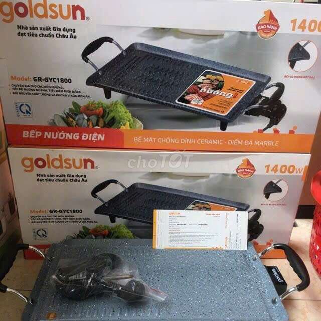 Bếp nướng điện Goldsun GR-GYC1800. Mua bán Bếp, lò, đồ điện nhà bếp tại Thành phố Bến Tre Bến Tre được đăng bởi Nguyễn Quốc Anh hình 1