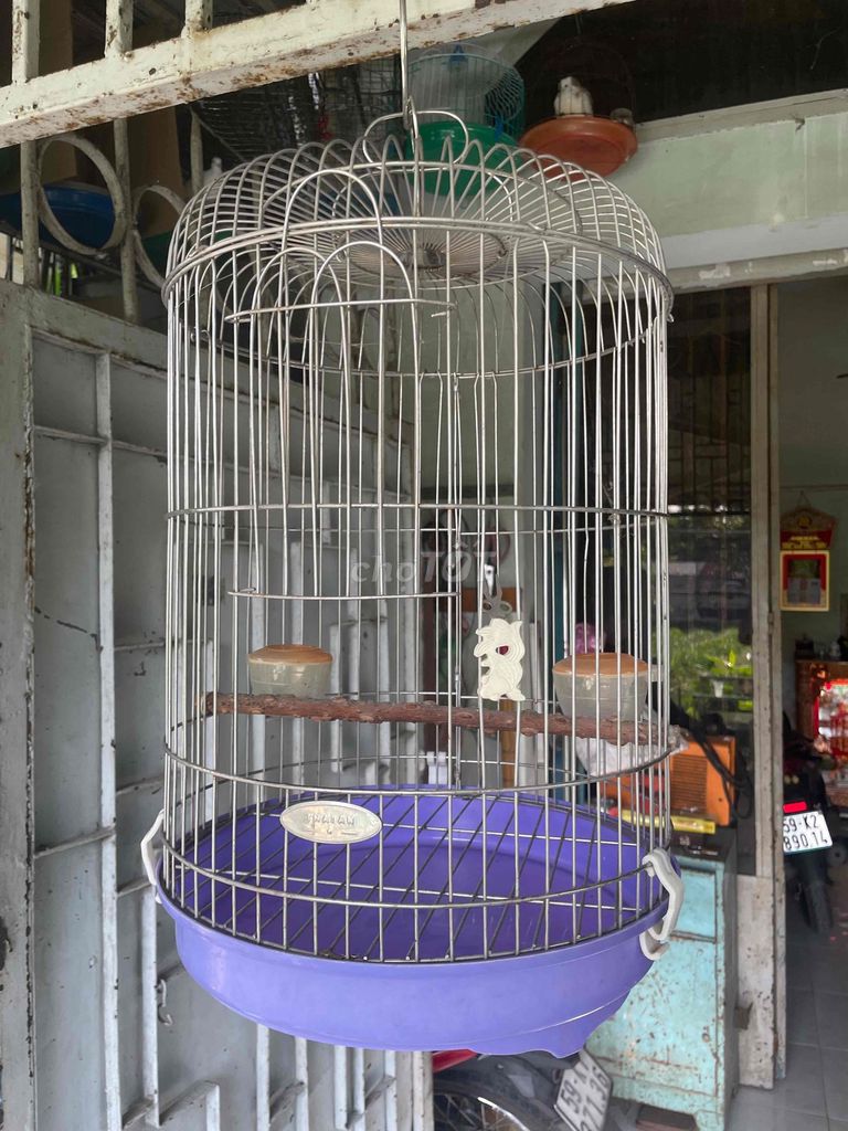 Lồng chim Inox size 30 Bạc Tím. Mua bán Phụ kiện, Thức ăn, Dịch vụ tại Quận 6 Tp Hồ Chí Minh được đăng bởi Phương hình 1