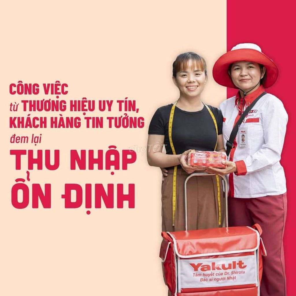 Cần GẤP 10 nữ bán sữa tận nhà tại kv q6,7,8,BC.... Việc làm tại Quận 8 Tp Hồ Chí Minh được đăng bởi Yakult Việt Nam hình 5