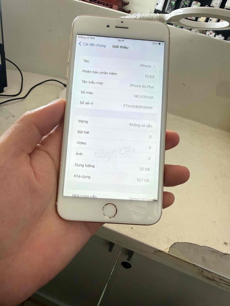 iPhone 6S Plus 32GB Vàng. Mua bán Điện thoại tại Huyện Thuỷ Nguyên Hải Phòng được đăng bởi Nguyễn Toàn hình 1