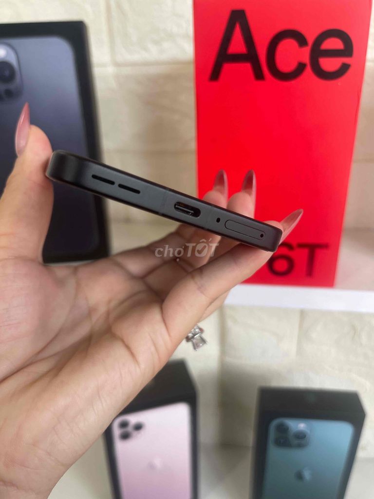 Oneplus ACE 6T 256GB Đen. Mua bán Điện thoại tại Quận Hoàng Mai Hà Nội được đăng bởi Chính chủ  hình 1