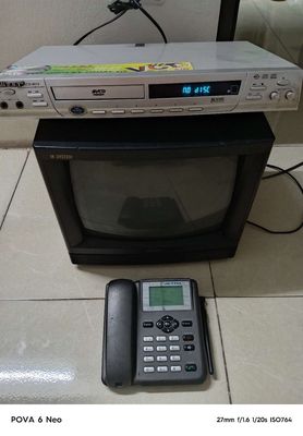 Tivi 14inch tặng kèm đầu đĩa và điện thoại bàn. Mua bán Đồ sưu tầm, đồ cổ tại Huyện Đan Phượng Hà Nội được đăng bởi Mr Thang