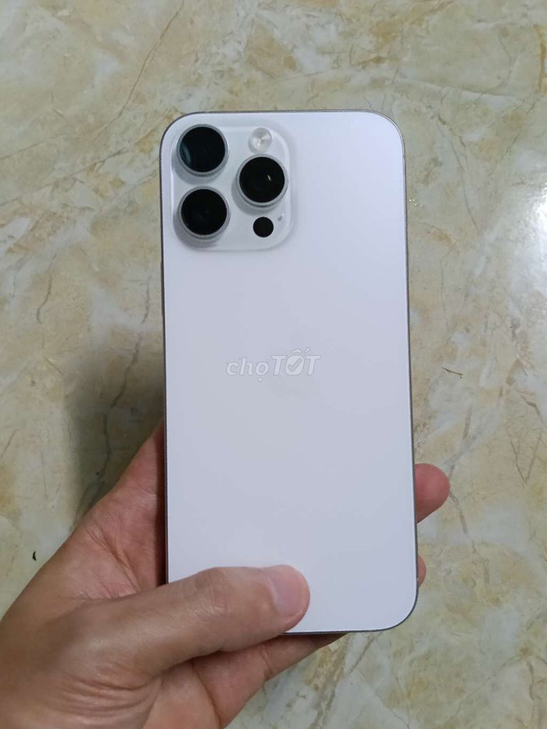 iPhone 16 Pro Max 256GB Trắng 99%. Mua bán Điện thoại tại Quận Bắc Từ Liêm Hà Nội được đăng bởi Đức Duy hình 1