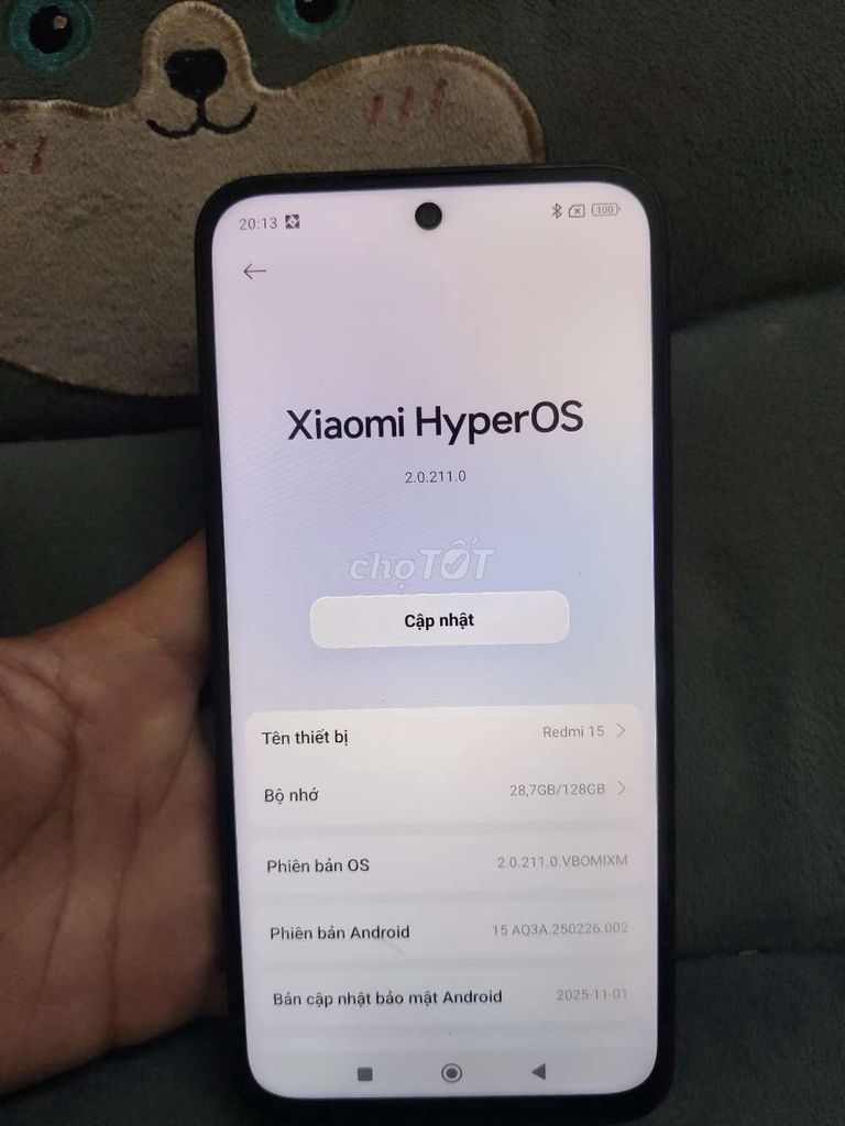 Xiaomi Redmi 15 128GB Đen. Mua bán Điện thoại tại Quận Hoàng Mai Hà Nội được đăng bởi Nguyễn Xuân Đại hình 1