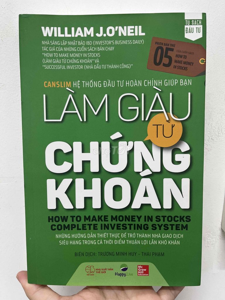 sách chứng khoán canslim oneil