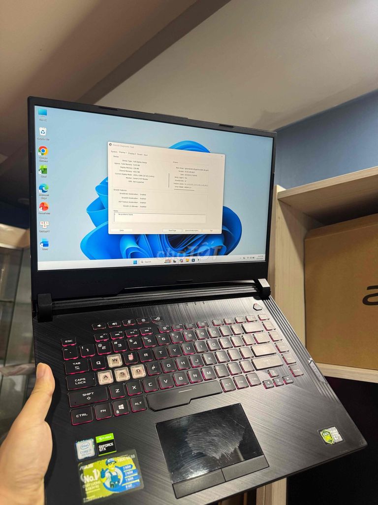 Thanh lý Asus Rog Gaming I7 9th 1050 4gb 144hz. Mua bán Laptop tại Quận Gò Vấp Tp Hồ Chí Minh được đăng bởi Thanh lí cầm đồ hình 1
