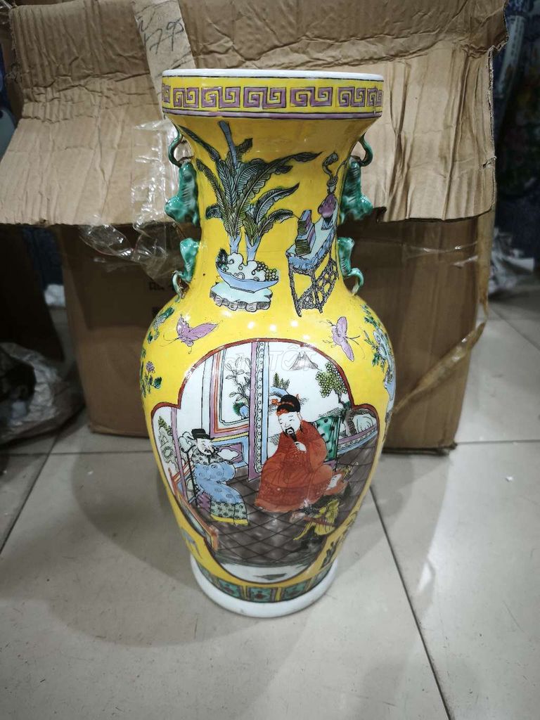 Bình Vẽ tay . Mua bán Đồ sưu tầm, đồ cổ tại Quận 11 Tp Hồ Chí Minh được đăng bởi Quyen Tran hình 1