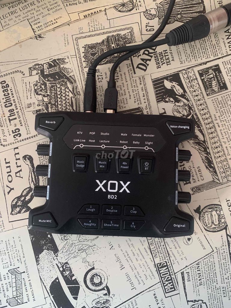 Soundcard XOX BD2 Đen Livestream. Mua bán Tivi, Âm thanh tại Huyện Thường Tín Hà Nội được đăng bởi hlz nem hình 1