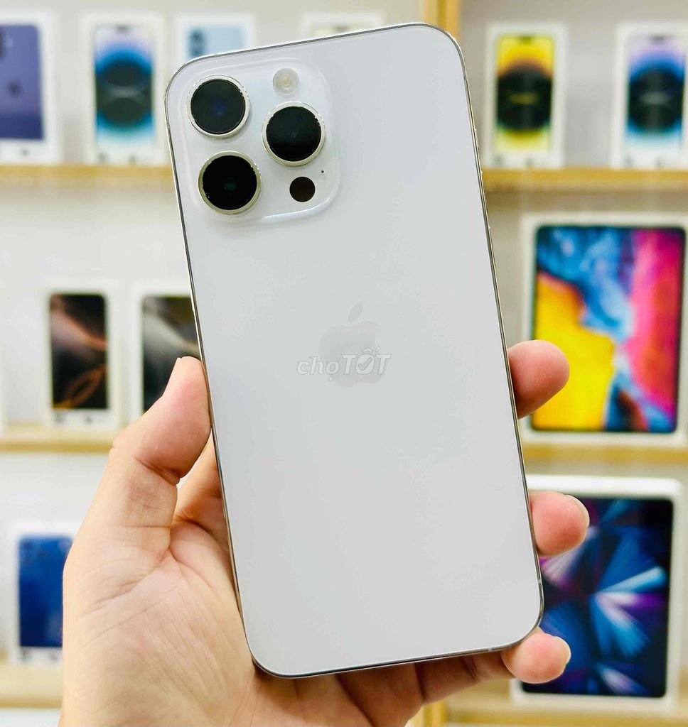🍎14 PROMAX TRẮNG DL KHỦNG 1TB QTẾ MỸ ĐẸP99% PIN95%. Mua bán Điện thoại tại Quận Ninh Kiều Cần Thơ được đăng bởi Nghĩa Trần Mobile hình 1