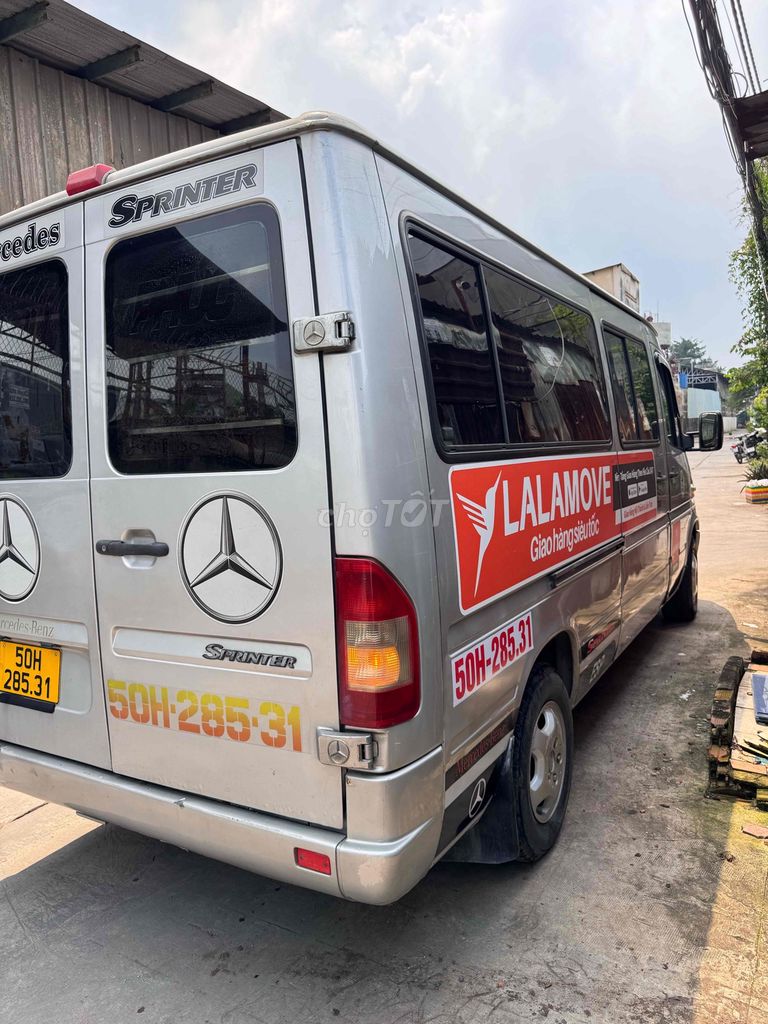 Mercedes Sprinter tải van 6 người 900kg 9 chủ ký. Mua bán Ô tô tại Quận Bình Tân Tp Hồ Chí Minh được đăng bởi thành tâm  hình 3