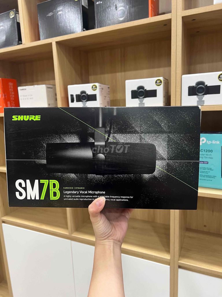 Microphone Shure SM7B Đen. Mua bán Tivi, Âm thanh tại Quận Gò Vấp Tp Hồ Chí Minh được đăng bởi Quang Minh Mobile  hình 1