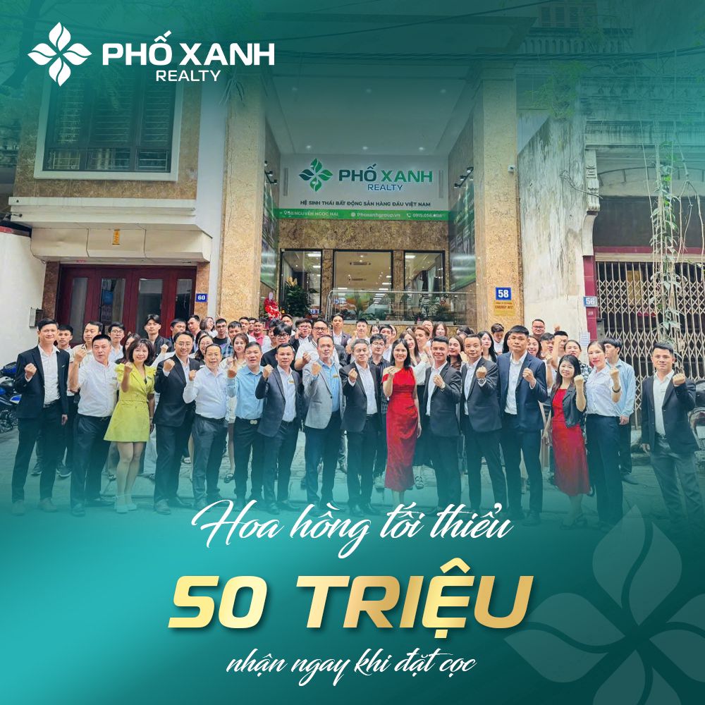 NHÂN VIÊN SALES BẤT ĐỘNG SẢN LƯƠNG 8-15TR + %HH. Việc làm tại Quận Thanh Xuân Hà Nội được đăng bởi Bất Động Sản Phố Xanh Group hình 2
