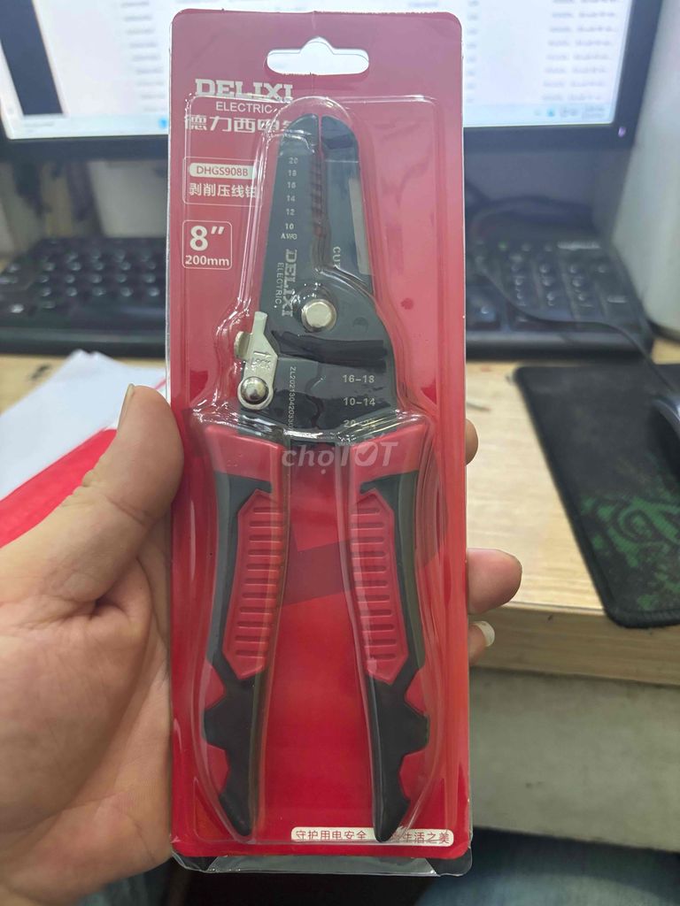 Kìm tuốt dây DELIXI ELECTRIC DHGS9088. Mua bán Đồ chuyên dụng, Giống nuôi trồng tại Quận Thanh Khê Đà Nẵng được đăng bởi Mr Duy hình 1